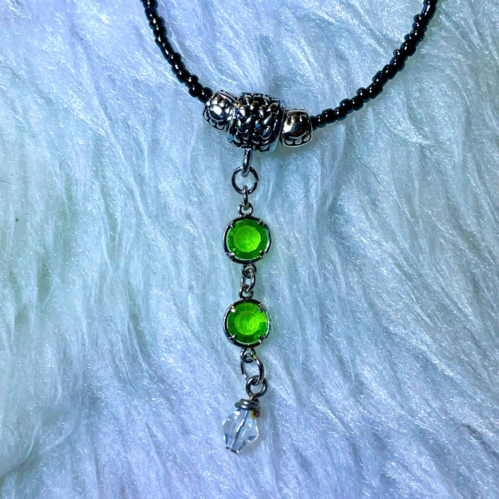 Handmade Beaded Pendant Necklace